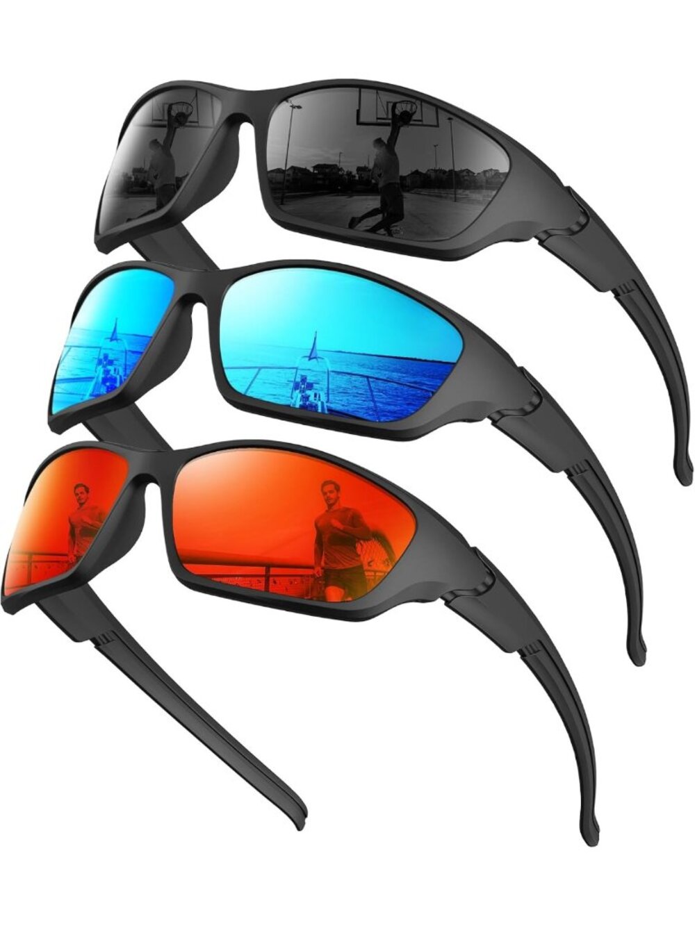Polarized Sports Sunglasses for Men & Women | UV400 Protection for Cycling